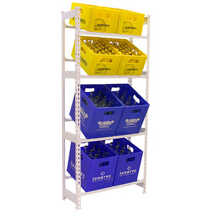 8425437087875 - Getränkekistenregal SIMONBOTTLE 4 8425437087875 weiß 800 x 300 x 2000 cm 8425437087875 Simonrack 8425437087875 - Getränkekistenregal SIMONBOTTLE 4 8425437087875 weiß 800 x 300 x 2000 cm 8425437087875 Simonrack