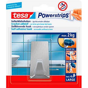 4042448392848 - tesa Eckig Large Klebehaken für max 20 kg 20 x 50 cm