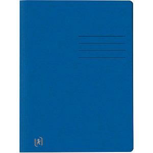 OXFORD Schnellhefter TOP FILE+ Karton blau DIN A4