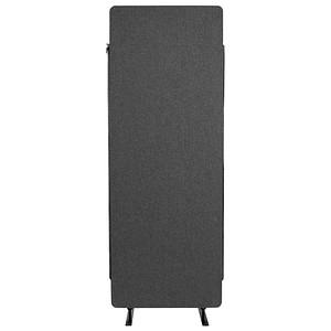 4260563729787 - Akustik-Raumteiler Luxor 1 Panel mit Standfüßen ca 7 kg B 600 x T 35 x H 1680 mm recycelte Materialien schiefergrau 4260563729787 - Akustik-Raumteiler Luxor 1 Panel mit Standfüßen ca 7 kg B 600 x T 35 x H 1680 mm recycelte Materialien schiefergrau