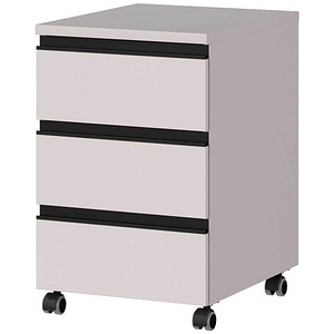 4005949403963 - Rollcontainer Aalborg 3 Schubladen je 10 kg Traglast Teilauszug Metallgriff feststellbar B 400 x T 500 x H 630 mm kaschmir 4005949403963 - Rollcontainer Aalborg 3 Schubladen je 10 kg Traglast Teilauszug Metallgriff feststellbar B 400 x T 500 x H 630 mm kaschmir