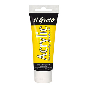 4000798283254 - El Greco Acrylic Tube kadmiumgelb hell 75 ml Künstlerfarben - Kreul 4000798283254 - El Greco Acrylic Tube kadmiumgelb hell 75 ml Künstlerfarben - Kreul