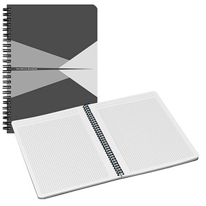 4002432112418 - Collegeblock 4495-00-85 Office Muster kariert kariert Rand beidseitig A4 90g grau 90 Blatt 4002432112418 Leitz 4002432112418 - Collegeblock 4495-00-85 Office Muster kariert kariert Rand beidseitig A4 90g grau 90 Blatt 4002432112418 Leitz