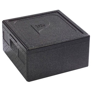 4002911151020 - Isolier-Transportbehälter EPP 41 cm x 41 cm x 24 cm schwarz Pizza 15102 4002911151020 Papstar