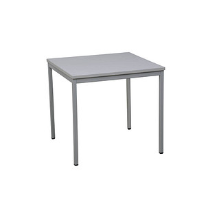 4260090177235 - Mehrzwecktisch grau quadratisch Vierkantrohr grau 600 x 600 x 750 cm 4260090177235 Gürkan