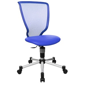 4014296724249 - Kinderdrehstuhl Titan Junior 71487 S18 Stoff blau Gestell silber 4014296724249 - Kinderdrehstuhl Titan Junior 71487 S18 Stoff blau Gestell silber