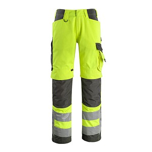 5711074277056 - MASCOT® unisex Warnschutzhose Kendal gelb dunkelanthrazit Größe 24