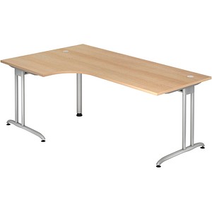 HAMMERBACHER Altus Schreibtisch eiche L-Form HAMMERBACHER Altus Schreibtisch eiche L-Form