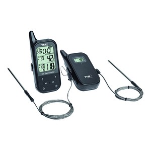 TFA® Küchen-Chef Twin 14.1511.01 Kerntemperatur-Lebensmittelthermometer schwarz