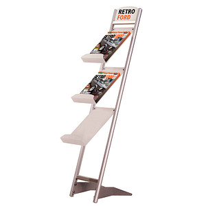 8698473462016 - Prospektständer Rapid silber DIN A4 3 Fächer 8698473462016 update displays 8698473462016 - Prospektständer Rapid silber DIN A4 3 Fächer 8698473462016 update displays