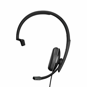 5714708007012 - Headset EPOS|Sennheiser ADAPT 135T USB II einseitig USB-A UC-optimiert & zertifiziert für Microsoft Teams 35 mm Klinkenstecker Ohrpolster aus Kunstleder schwarz