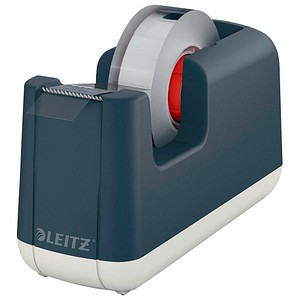 4002432124954 - Leitz® Tischabroller für Klebefilm Cosy für Rollen mit L 33 m x B 19 mm Füße inkl Klebefilmrolle Kunststoff grau