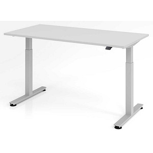 4032062151921 - Schreibtisch Ergonomic Aktiv XMST VXMST16 5 S ergonomisch grau rechteckig 160x80 cm (BxT) elektrisch höhenverstellbar 4032062151