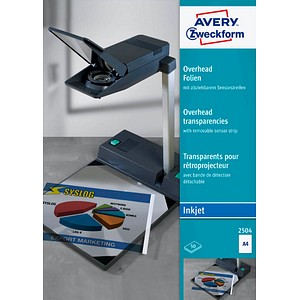 AVERY Zweckform InkJetfolien klar A4 50 St. AVERY Zweckform InkJetfolien klar A4 50 St.