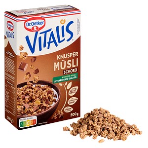 4000521040680 - Vitalis Knuspermüsli Schoko Müsli 5000 g 4000521040680 500 Gramm
