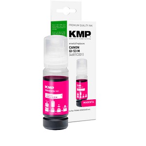 KMP  magenta Tintenflasche kompatibel zu Canon GI53M