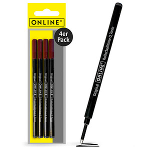 4014421700964 - 4 ONLINE Rollerball-Minen Gelschreiberminen schwarz 4014421700964 4 Stück 4014421700964 - 4 ONLINE Rollerball-Minen Gelschreiberminen schwarz 4014421700964 4 Stück