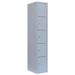 4061815518209 - Schließfachschrank lichtgrau 520510 5 Schließfächer 315 x 500 x 1800 cm 4061815518209 LÜLLMANN 4061815518209 - Schließfachschrank lichtgrau 520510 5 Schließfächer 315 x 500 x 1800 cm 4061815518209 LÜLLMANN