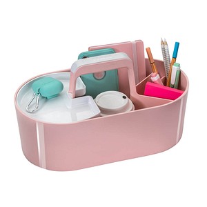 4012473120044 - Toolbox Loft tragbar mit 4 Fächern herausnehmbare Ablageschale B 330 x T 179 x H 175 mm Kunststoff flamingo rosa 4012473120044 - Toolbox Loft tragbar mit 4 Fächern herausnehmbare Ablageschale B 330 x T 179 x H 175 mm Kunststoff flamingo rosa