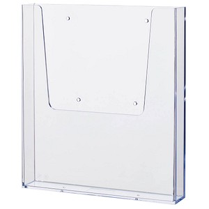 4012086014853 - Prospekthalter the help the help wall 232 x 25 x 41 cm (b x h x t) din A4 Polystyrol glasklar 1 Fach - Helit