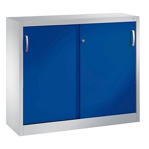 CP C 2000 Acurado Schiebetürenschrank blau/grau 2 Fachböden CP C 2000 Acurado Schiebetürenschrank blau/grau 2 Fachböden