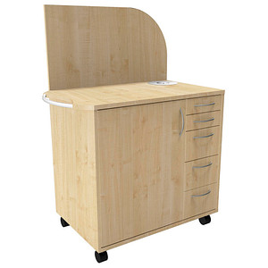 4260267324202 - fm Sidney Bürowagen ahorn 3 Ebenen 1240 x 642 x 1500 cm 4260267324202 - fm Sidney Bürowagen ahorn 3 Ebenen 1240 x 642 x 1500 cm