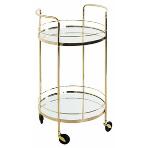 4001070541208 - Servierwagen gold 480 x 480 x 800 cm 4001070541208 HAKU Möbel