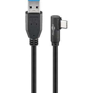 4040849665011 - 66501 - Kabel usb 30 Typ-C Typ-A 30 90° 10 m (66501) - Goobay