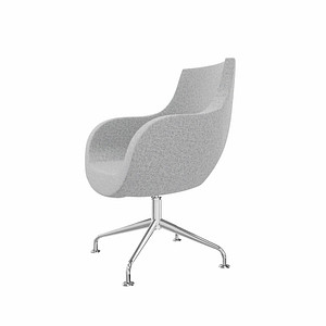 4260761570044 - Sessel Pirum hellgrau chrom Stoff 4260761570044 - Sessel Pirum hellgrau chrom Stoff