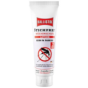 4017777268164 - BALLISTOL STICHFREI KIDS UND FAMILY Mückenschutz-Creme 125 ml