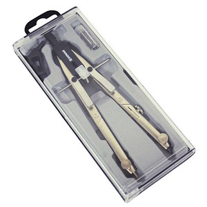 9004546468950 - Schnellverstellzirkel 170 mm mit Drucktasten und Mittelrad 9004546468950 DONAU