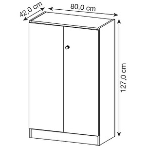 4032062125823 - Aktenschrank SIGNA V6550 3 3 SG Holz abschließbar 3 OH 80 x 127 x 42 cm ahorn 4032062125823 V6550 3 3 SG 4032062125823 - Aktenschrank SIGNA V6550 3 3 SG Holz abschließbar 3 OH 80 x 127 x 42 cm ahorn 4032062125823 V6550 3 3 SG