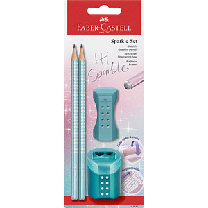 4005401182979 - Grip Sparkle Bleistift-Set B ocean metallic 1 Set 4005401182979 Faber-Castell 4005401182979 - Grip Sparkle Bleistift-Set B ocean metallic 1 Set 4005401182979 Faber-Castell