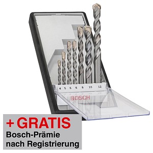 3165140446297 - Accessories 2607010545 Hartmetall Beton-Spiralbohrer-Set 7teilig 4 mm 5 mm 6 mm 6 mm 8 mm