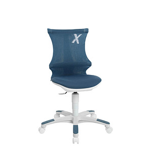 4014296796857 - Kinderdrehstuhl Sitness X Chair 10 FX130CR55 petrol weiß Stoff 4014296796857 Topstar