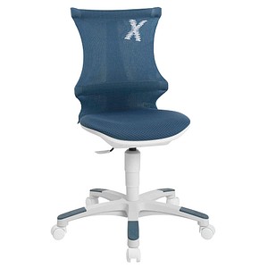 4014296796857 - Kinderdrehstuhl Sitness X Chair 10 FX130CR55 petrol weiß Stoff 4014296796857 Topstar