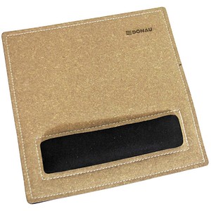 9004546491378 - Mausmatte RecyclinglederFilz braun 9004546491378 DONAU 2100004-0