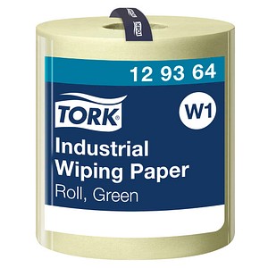 TORK Putztuchrollen Industrial Advanced W1 3-lagig grün, 1000 Blätter, 1 Rolle