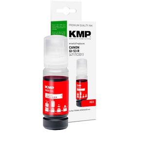 KMP  rot Tintenflasche kompatibel zu Canon GI53R