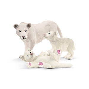 4059433572918 - Wild Life 42505 Löwenmutter mit Babys Spielfiguren-Set 4059433572918 Schleich