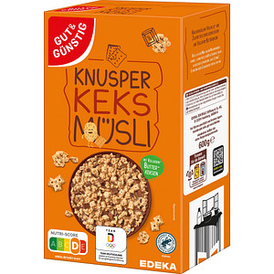 4311501633809 - Knusper Schoko & Keks Müsli 6000 g 4311501633809 GUT&GÜNSTIG 600 Gramm 4311501633809 - Knusper Schoko & Keks Müsli 6000 g 4311501633809 GUT&GÜNSTIG 600 Gramm