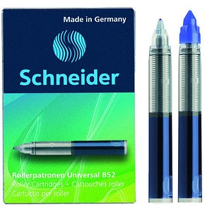 5 Schneider Universal 852 Tintenrollerminen königsblau