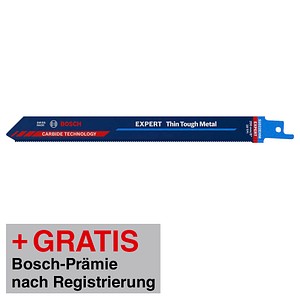 4059952534534 - 2608900363 EXPERT ‘Thin Tough Metal’ S 1022 EHM Säbelsägeblatt 1 Stück Sägeblatt-Länge 200 mm 1 St 4059952534534 - 2608900363 EXPERT ‘Thin Tough Metal’ S 1022 EHM Säbelsägeblatt 1 Stück Sägeblatt-Länge 200 mm 1 St
