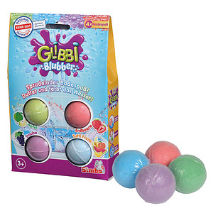 4006592049355 - Schleim Glibbi Blubber Badebombe farbsortiert Badebombe 4006592049355 4 Stück