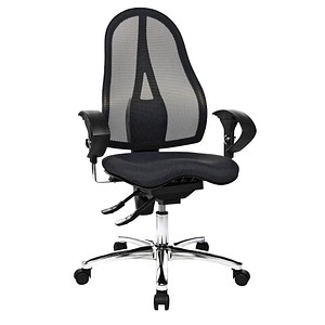 4014296111599 - Bürodrehstuhl Sitness 15 schwarz mit Armlehnen 4014296111599 Topstar