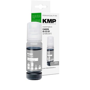 KMP  grau Tintenflasche kompatibel zu Canon GI53GY