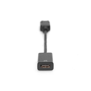 4016032427476 - AK-340415-002-S DisplayPort   HDMI Adapter [1x DisplayPort Stecker - 1x HDMI-Buchse] Schwarz Geschirmt HDMI-fähig Ultra HD (4k) HDMI High