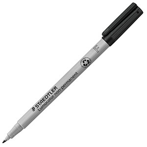 4007817332122 - Folienstift F schwarz 06 mm non-permanent 4007817332122 Staedtler (Lumocolor) 10 Stück