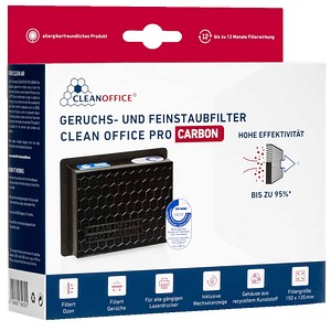 4004060840305 - Clean Office Drucker Feinstaubfilter Carbon 150x120x50mm 1er