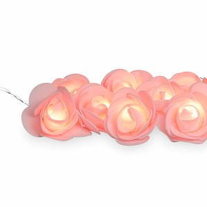 4052025924355 - Rosen Lichterkette 20er led Lichterkette Batterie Hochzeit Verlobung & Valentinstag warmweiß Deko rosa - Relaxdays 4052025924355 - Rosen Lichterkette 20er led Lichterkette Batterie Hochzeit Verlobung & Valentinstag warmweiß Deko rosa - Relaxdays